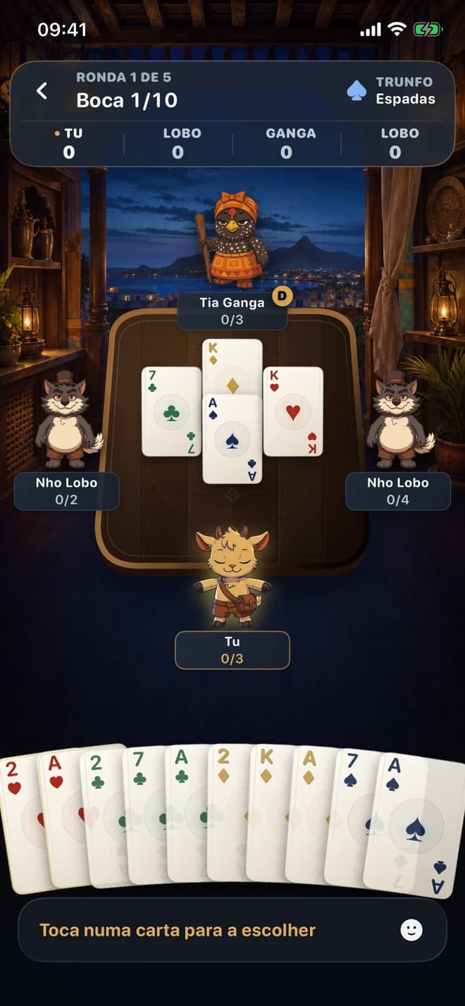 Mesa de jogo do Spadinha